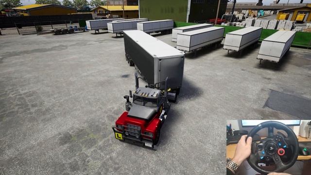 Truck World: Driving School - Free Driving | Logitech G29 смотреть онлайн