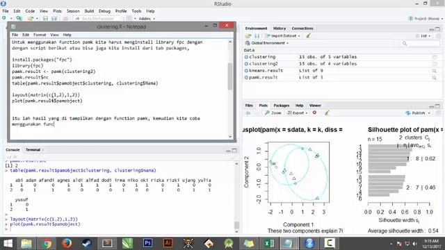 TUTORIAL K-MEDOIDS & HIERARCHICAL CLUSTERING смотреть онлайн