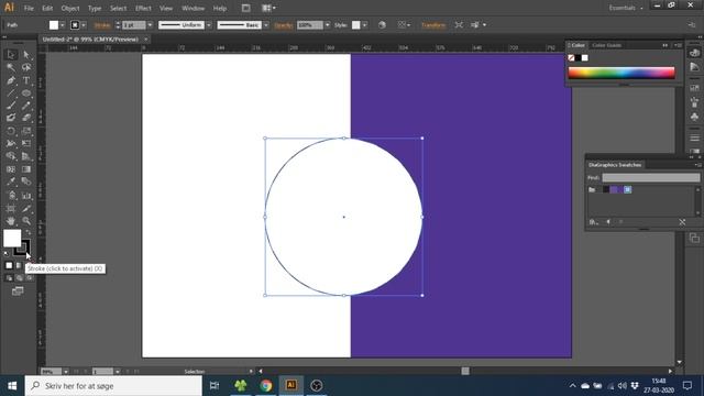 How To Draw A Circle In Adobe Illustrator смотреть онлайн
