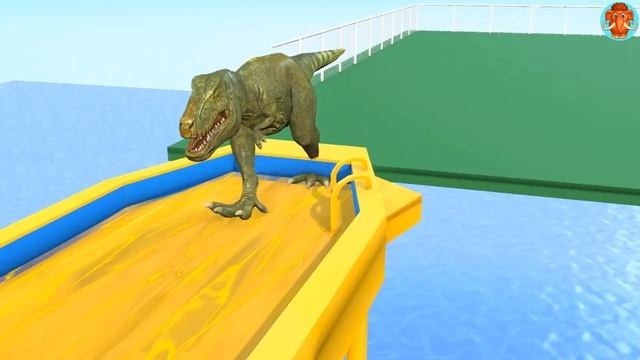 Don't Choose The Wrong Mystery Pool With Gorilla Cow Mammoth Elephant Tiger Dinosaur Scary Teacher смотреть онлайн