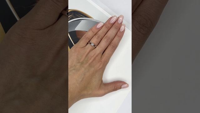 Кольцо с бриллиантом 0,3 карата арт.С6907 смотреть онлайн