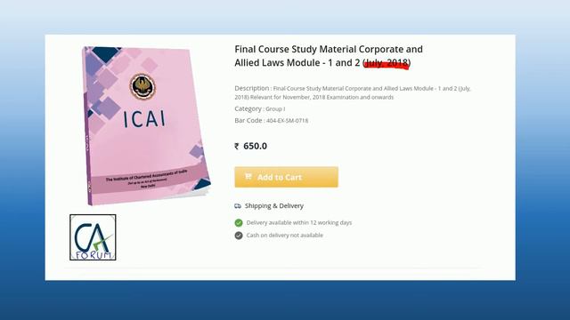 Order online ICAI study material, practice manual, revision test papers, suggested answer смотреть онлайн
