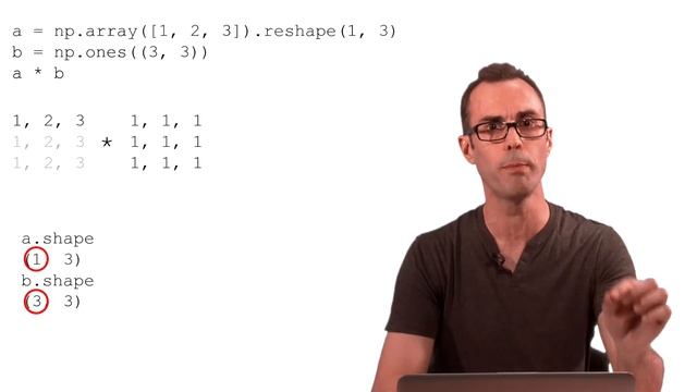 7.5 numpy: broadcasting смотреть онлайн