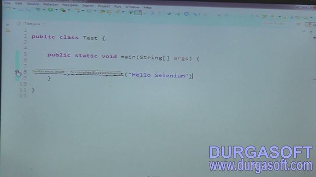 Selenium - WebDriver Java Writing Simple Program смотреть онлайн