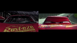 Lightning McQueen's Big Crash | Side by Side Comparison | Cars Movie Remake | BeamNG.Drive Movie