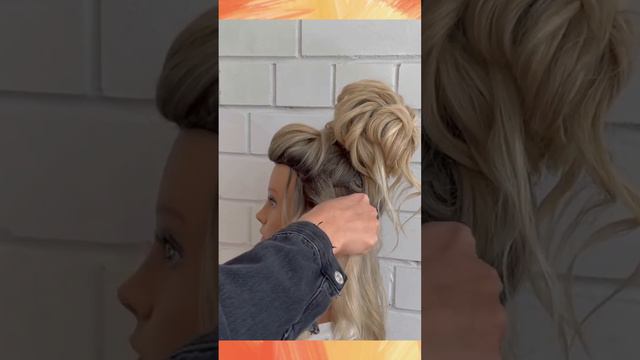 Как сделать высокий пучок? смотреть онлайн