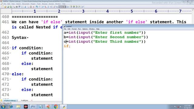 OLevel M3 R5 Classes For July 2023 || Nested if else in Python with examples l Python Tutorial смотреть онлайн
