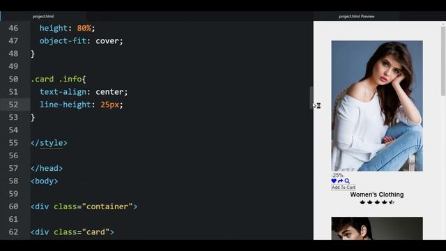 Create A Responsive Product Grid For E-Commerce Website Card Hover Effect Using Pure HTML & CSS Onl смотреть онлайн