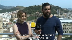 Марио Касас и Бланка Суарес. Эмоциональная встреча