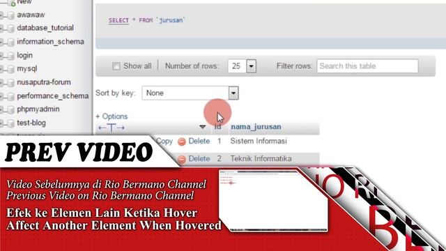 Cara Membuat Sistem Upload & Insert PHP ke Database смотреть онлайн
