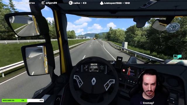 ETS2 | MULTI de RUTAS por EUROPA con ACCIDENTE y FUGA | RENAULT T EVO | #DETURRAS смотреть онлайн