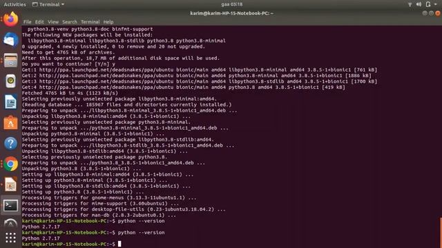[Python pour débutants] Installation de python et jupyter-notebook sur ubuntu #2 смотреть онлайн
