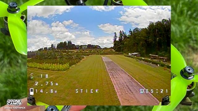 UNDER 250 GRAMS & FAST! - AuroraRC STICK4 Toothpick - FULL REVIEW & FLIGHTS смотреть онлайн