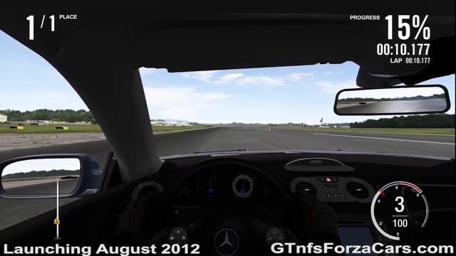 FM 4 1 mile drag 2009 Mercedes SL 65 AMG Black Series смотреть онлайн