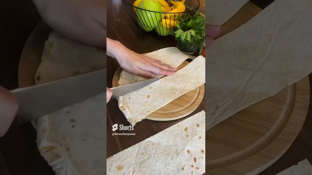 Закуска из лаваша, вариант завтрака или перекуса