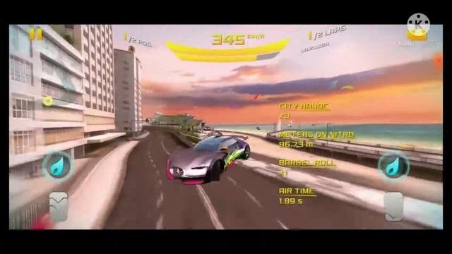 Asphalt 8, DS Survolt 1:03.568 Highland View смотреть онлайн