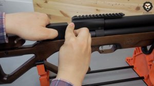 Пневматическая винтовка Kalibrgun Cricket Standart Mini-carbine (5.5 мм, Орех) видео обзор 4k