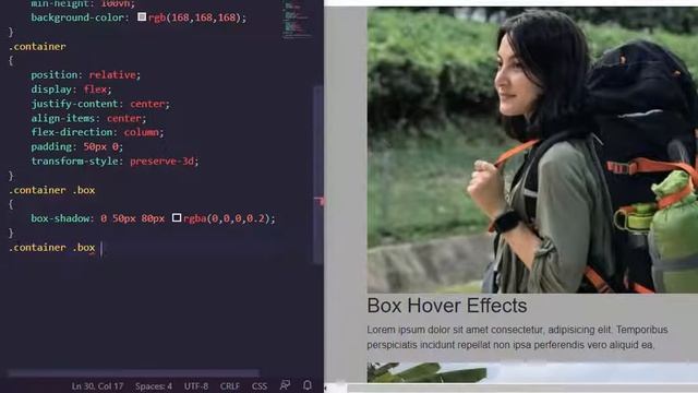 Javascript Mousemove 3D Parallax 3D Tilt Hover Effects смотреть онлайн