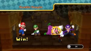 Mario Party 9 Step It Up - Mario vs Luigi vs Wario vs Waluigi Master Difficulty Gameplay