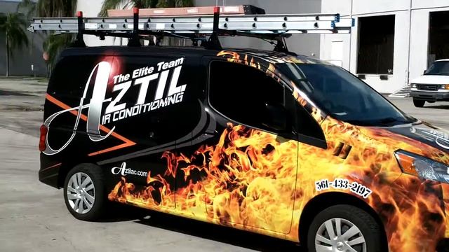 Nissan NV200 Vehicle Wrap West Palm Beach Florida смотреть онлайн