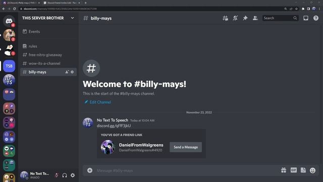 Discord Friend Request Invite Link Tutorial смотреть онлайн