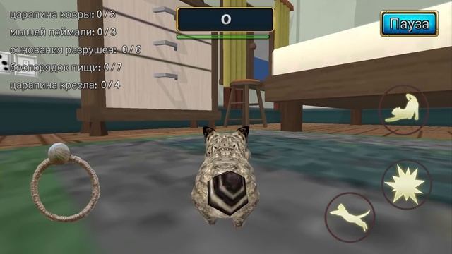 Симулятор Кота #5 Серый Толстый Маленький котенок в Cat Simulator Kitty Craft с Кидом на пурумчата