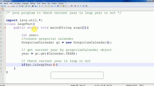 java program to determine leap year - Easy Way смотреть онлайн