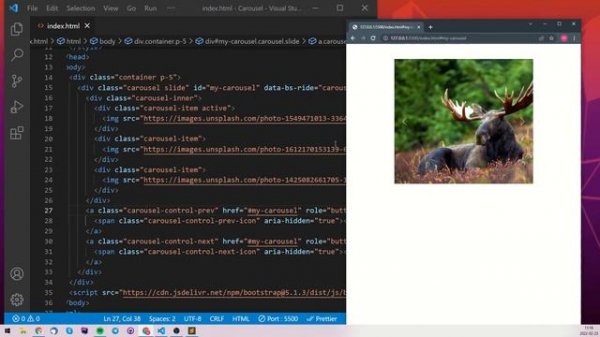 Bootstrap 5 Carousel Tutorial
