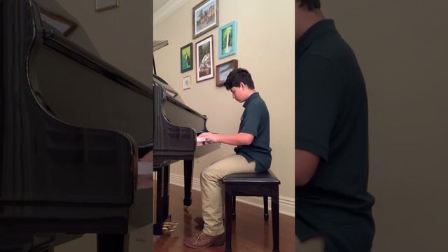#456 Sonatina in C by Frank Lynes (second movement) смотреть онлайн