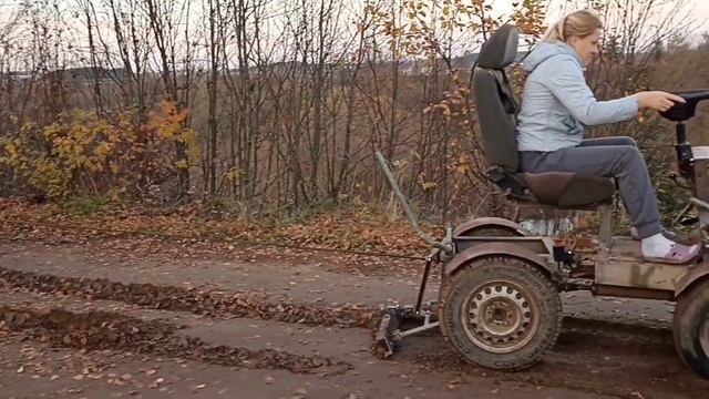 #самодельный трактор с полным приводом против кмз смотреть онлайн