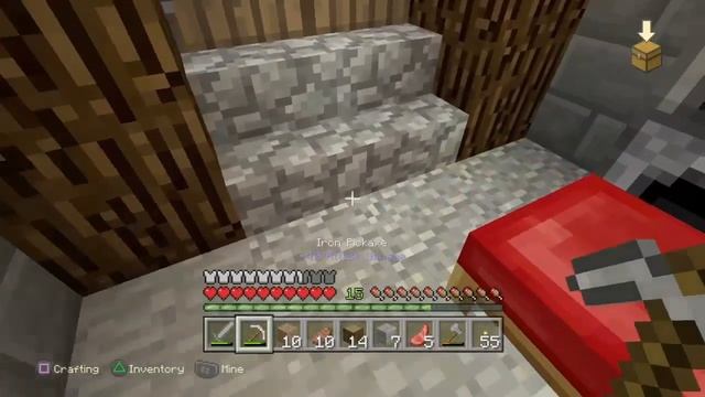 Minecraft PS4   Episode 2    Constructing Our Mineshaft Entrance   No commentary