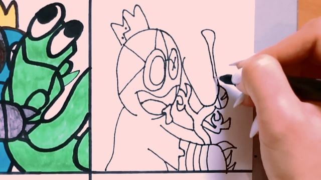 РИСУЕМ РАДУЖНЫХ ДРУЗЕЙ RAINBOWFRIENDS В ВИДЕ МОНСТРОВ смотреть онлайн