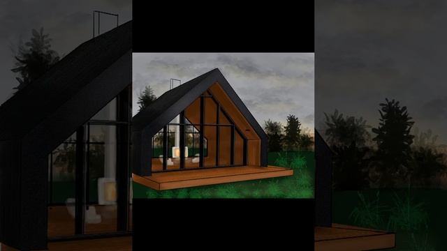 В программе Procreate учимся рисовать эскизы будущих домов. Вот что получается. смотреть онлайн