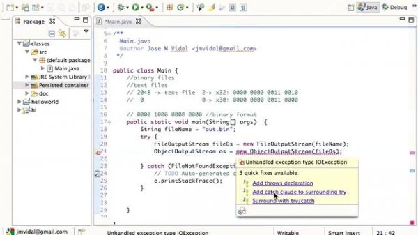 Java Reading and Writing Binary Files Tutorial