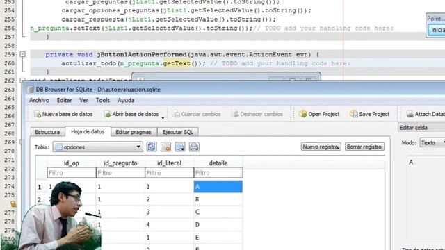 SQLite + Java Update, Select смотреть онлайн