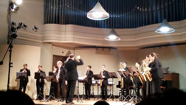 Claude Delange: Roberto Molinelli(1963) Dreamy Dawn Tango Club per ensemble di sassofoni смотреть онлайн
