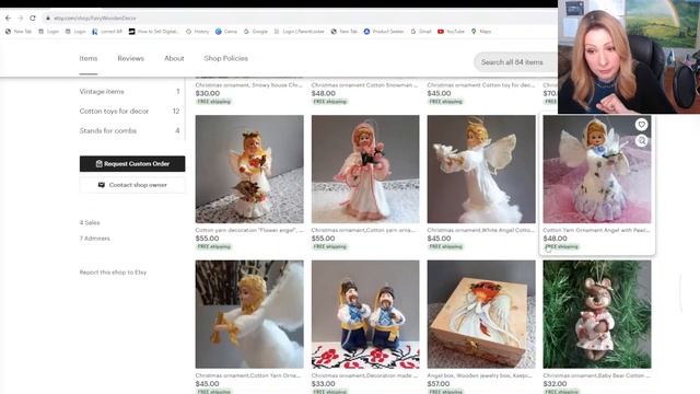 Разбор магазинов Этси 9-11-23: схемы для бисероплетения, украшения для дома, товары из дерева