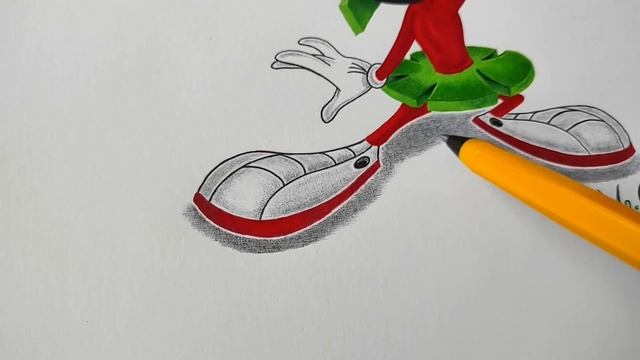 Ballpoint pen drawing Marvin the martian смотреть онлайн