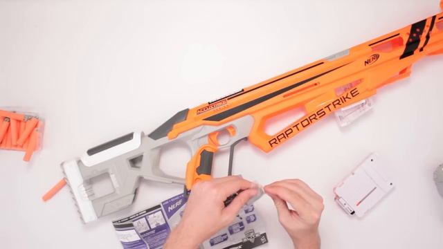 Nerf N-Strike Elite AccuStrike RaptorStrike Unboxing смотреть онлайн