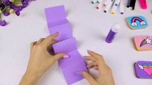 Как сделать Мини Блокнот? Оригами блокнот своими руками. Поделки из бумаги. Diy оrigami notebook