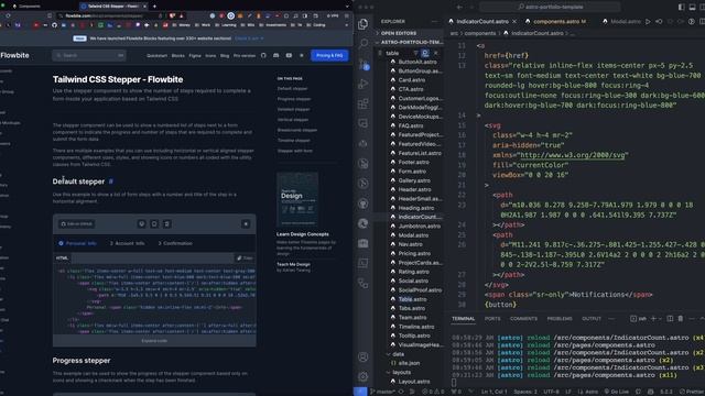 New Template Components! Modal, Tabs, and More! смотреть онлайн