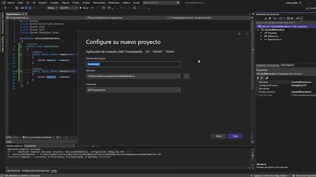 6 - Crear librería (DLL) y añadirla a proyecto con C# y .NET смотреть онлайн