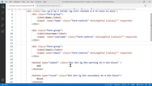 Angular: Template-Driven Forms смотреть онлайн