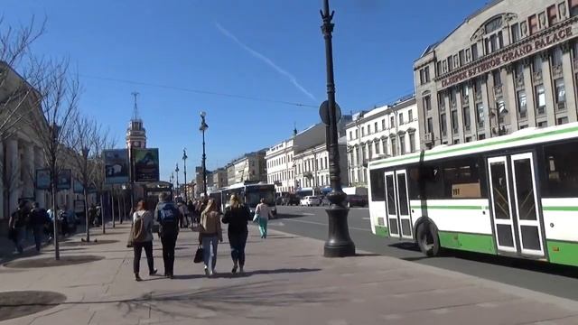 #187 Невский проспект от театра Комедии до Думской улицы смотреть онлайн