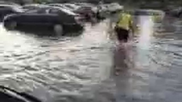 Hochwasser im Rhein-Neckar-Zentrum Viernheim смотреть онлайн