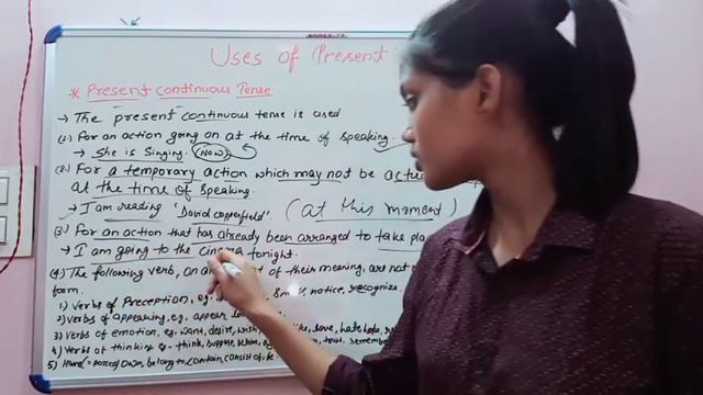 Uses Of Present Continuous Tense смотреть онлайн