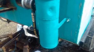 Самодельный гидробак с фильтром ВАЗ на самодельный трактор.