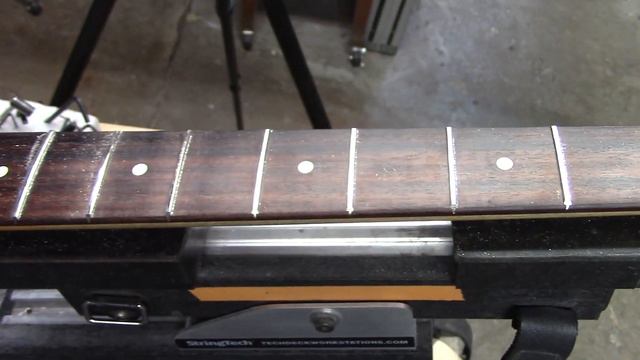 Fender JP-90 Partial Re-Fret Tutorial смотреть онлайн