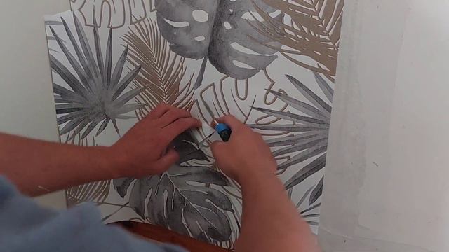 tuto comment poser du papier peint raccord sauter #peinture #finition #peintre #bricolage смотреть онлайн