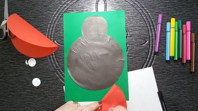 Изостудия Вдохновение аппликация из кругов бумаги 